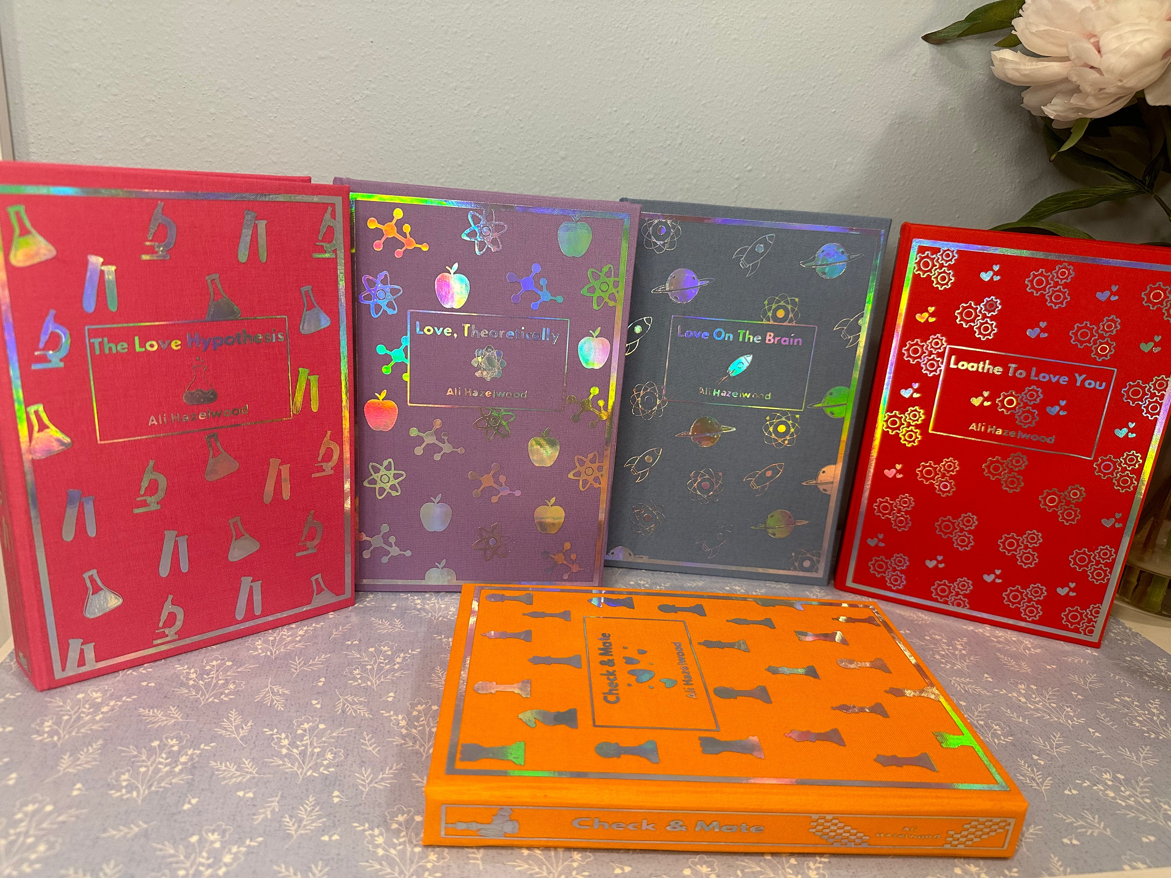 Ali Hazelwood Collection Rebind | Custom Books | Special Edition Rebind | Rebound Book | Tiktok Book Binder | Romance BookTok