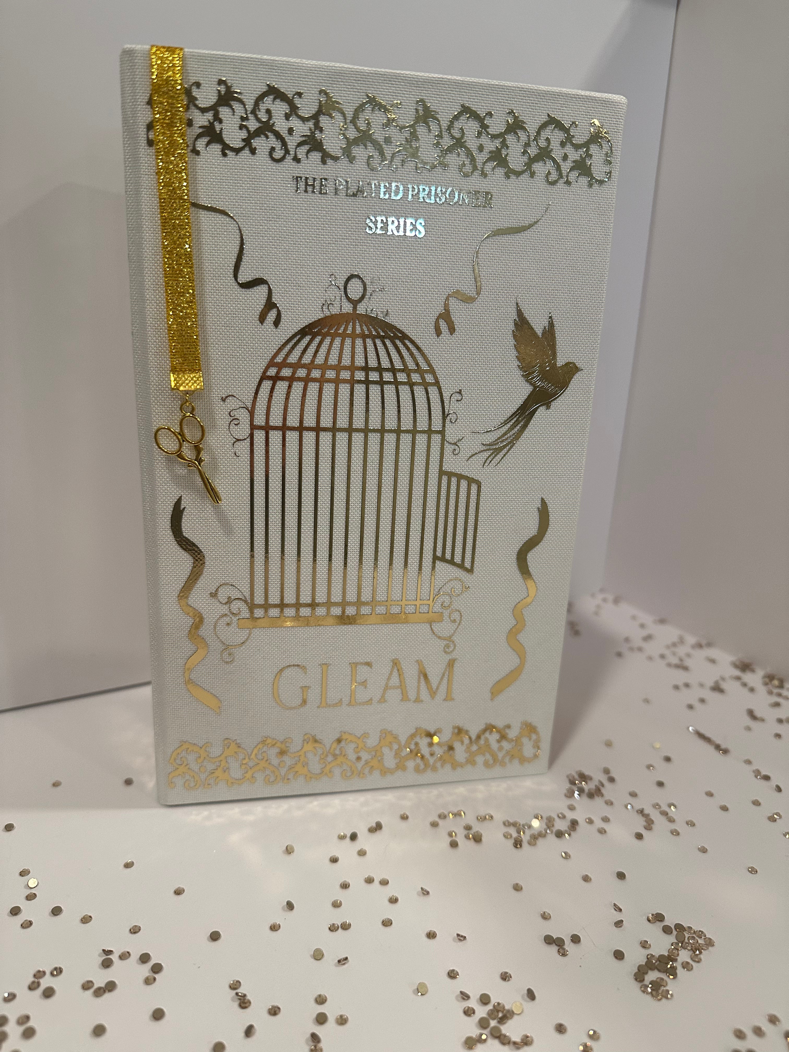 The Plated Prisoner Series | Gild, Glint, Gleam, Glow, Gold, Goldfinch | Raven Kennedy | Dark Romantasy Rebind | Special Edition | Handmade Books