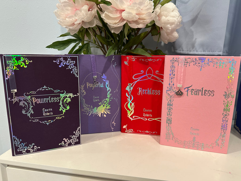 Powerless Trilogy + Powerful | Paedyn & Kai | Romantasy | Custom Books | Special Edition Rebind | Rebound Book | Tiktok Book Binder | BookTok