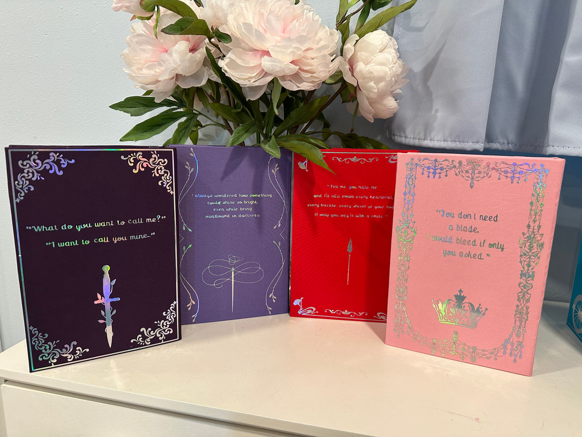 Powerless Trilogy + Powerful | Paedyn & Kai | Romantasy | Custom Books | Special Edition Rebind | Rebound Book | Tiktok Book Binder | BookTok