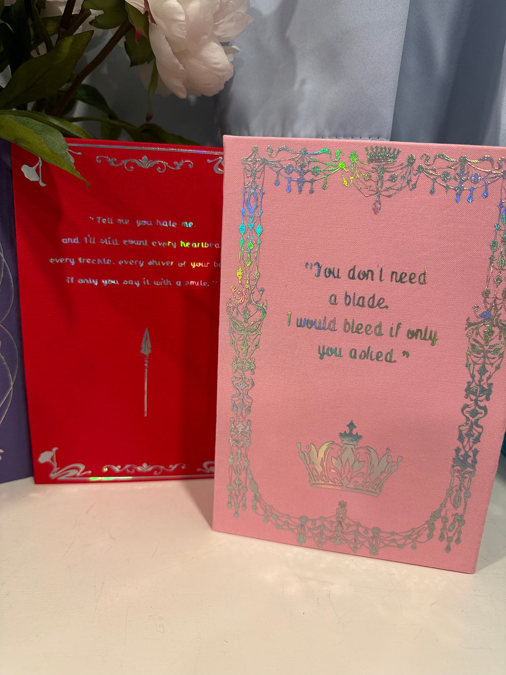 Powerless Trilogy + Powerful | Paedyn & Kai | Romantasy | Custom Books | Special Edition Rebind | Rebound Book | Tiktok Book Binder | BookTok