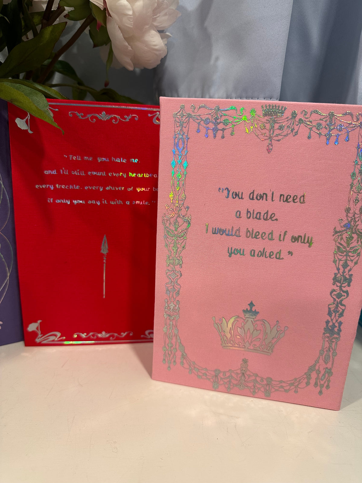 Powerless Trilogy + Powerful | Paedyn & Kai | Romantasy | Custom Books | Special Edition Rebind | Rebound Book | Tiktok Book Binder | BookTok