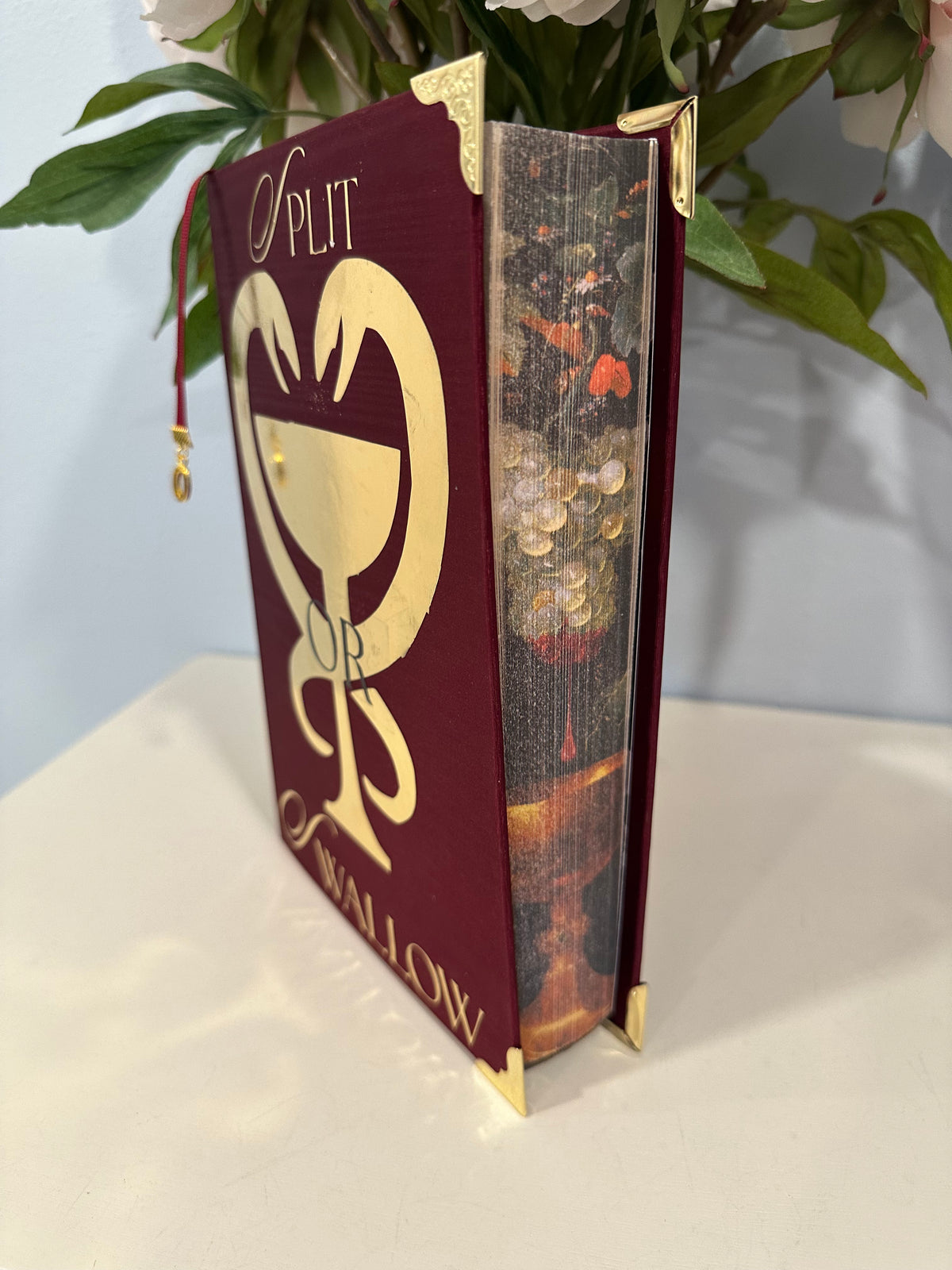 Kiss of the Basilisk | Split or Swallow | Spicy Romantasy | Custom Books | Special Edition Rebind | Rebound Book | Tiktok Book Binder |