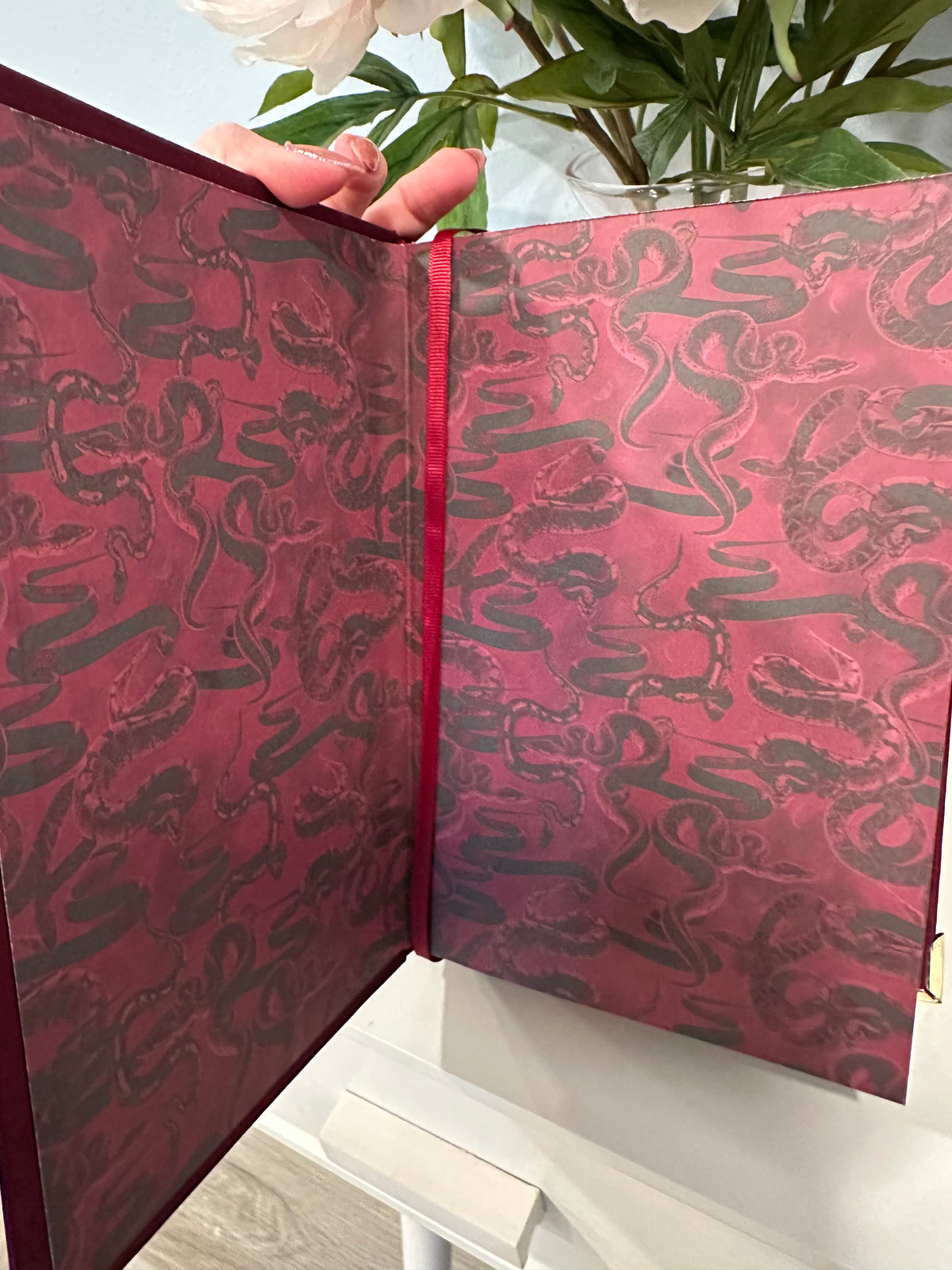 Kiss of the Basilisk | Split or Swallow | Spicy Romantasy | Custom Books | Special Edition Rebind | Rebound Book | Tiktok Book Binder |