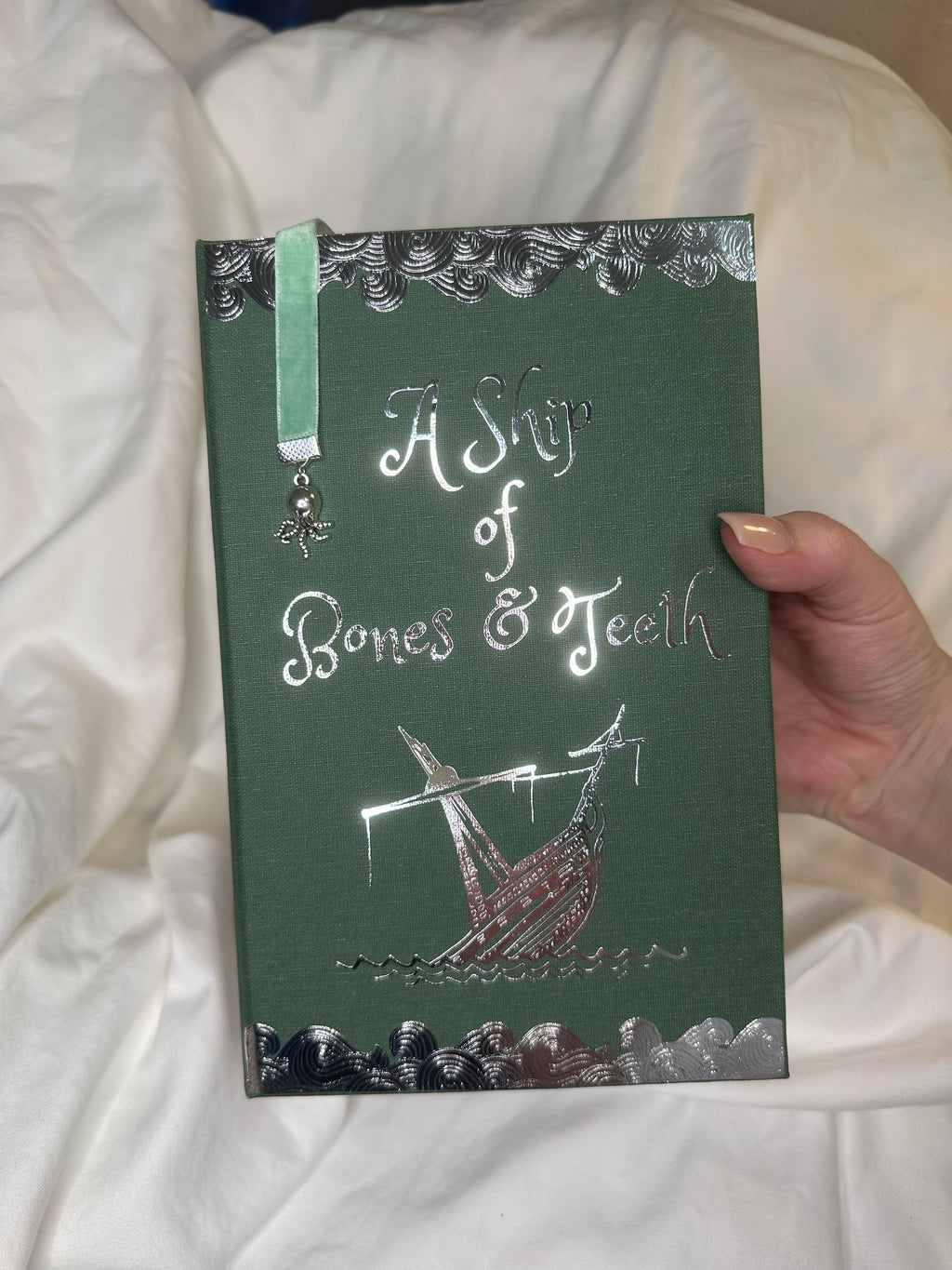 A Ship of Bones & Teeth Rebind | Custom Books | Special Edition Rebind | Rebound Book | Tiktok Book Binder