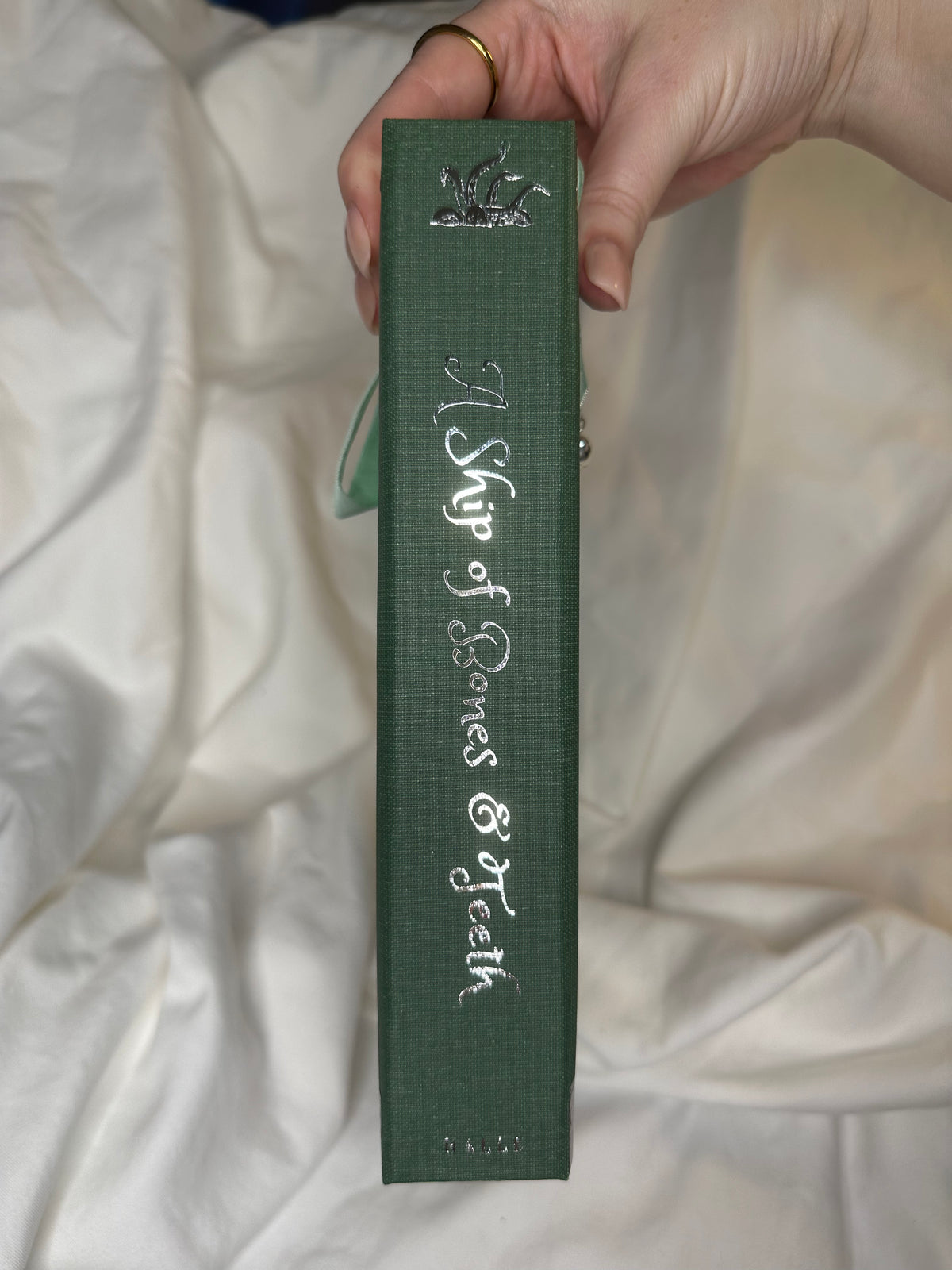 A Ship of Bones & Teeth Rebind | Custom Books | Special Edition Rebind | Rebound Book | Tiktok Book Binder