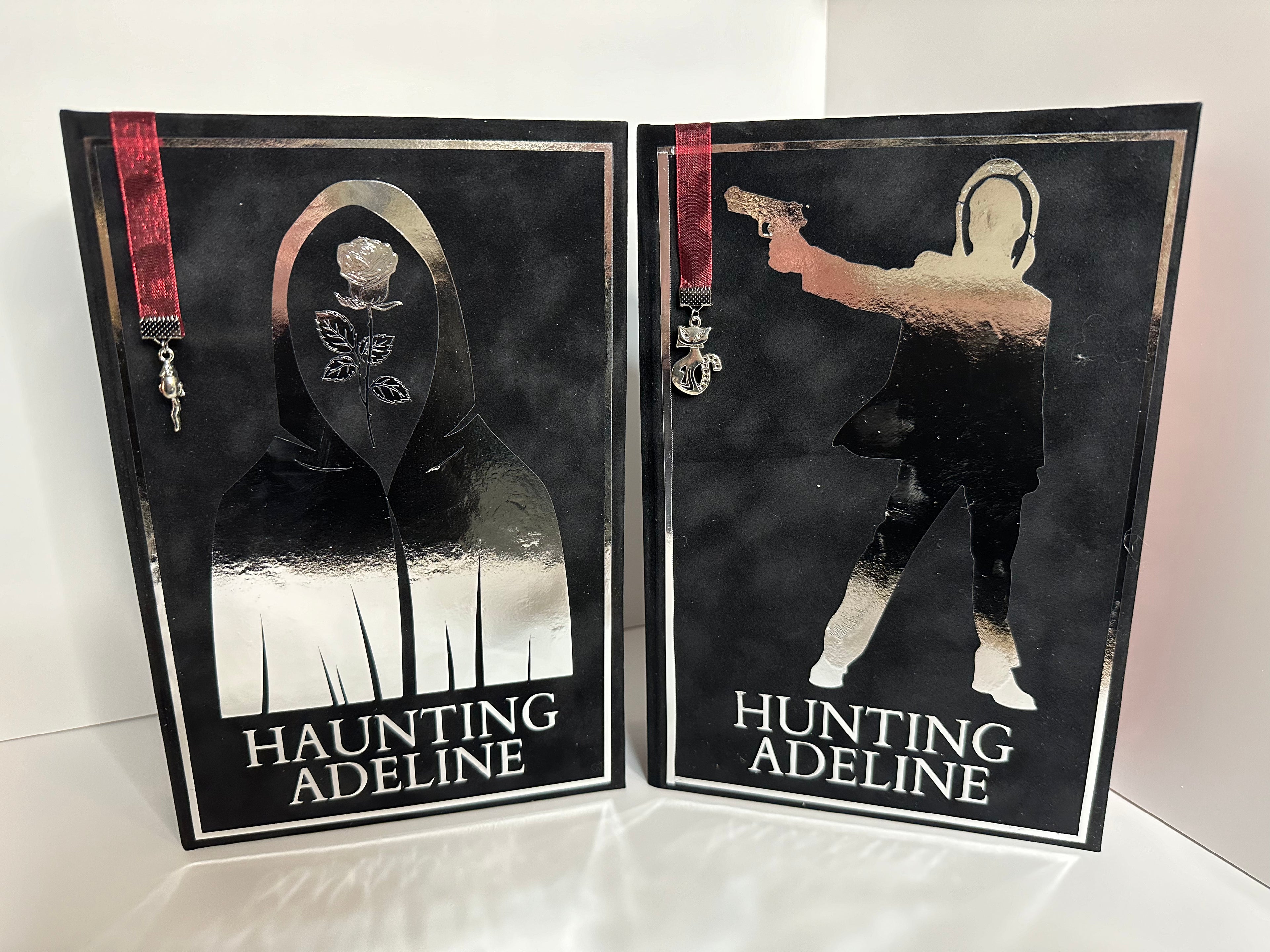 Haunting Adeline and Hunting Adeline Duology Rebind | H.D. Carlton |  Custom Books | Special Edition Rebind | Rebound Book | Tiktok Book Binder