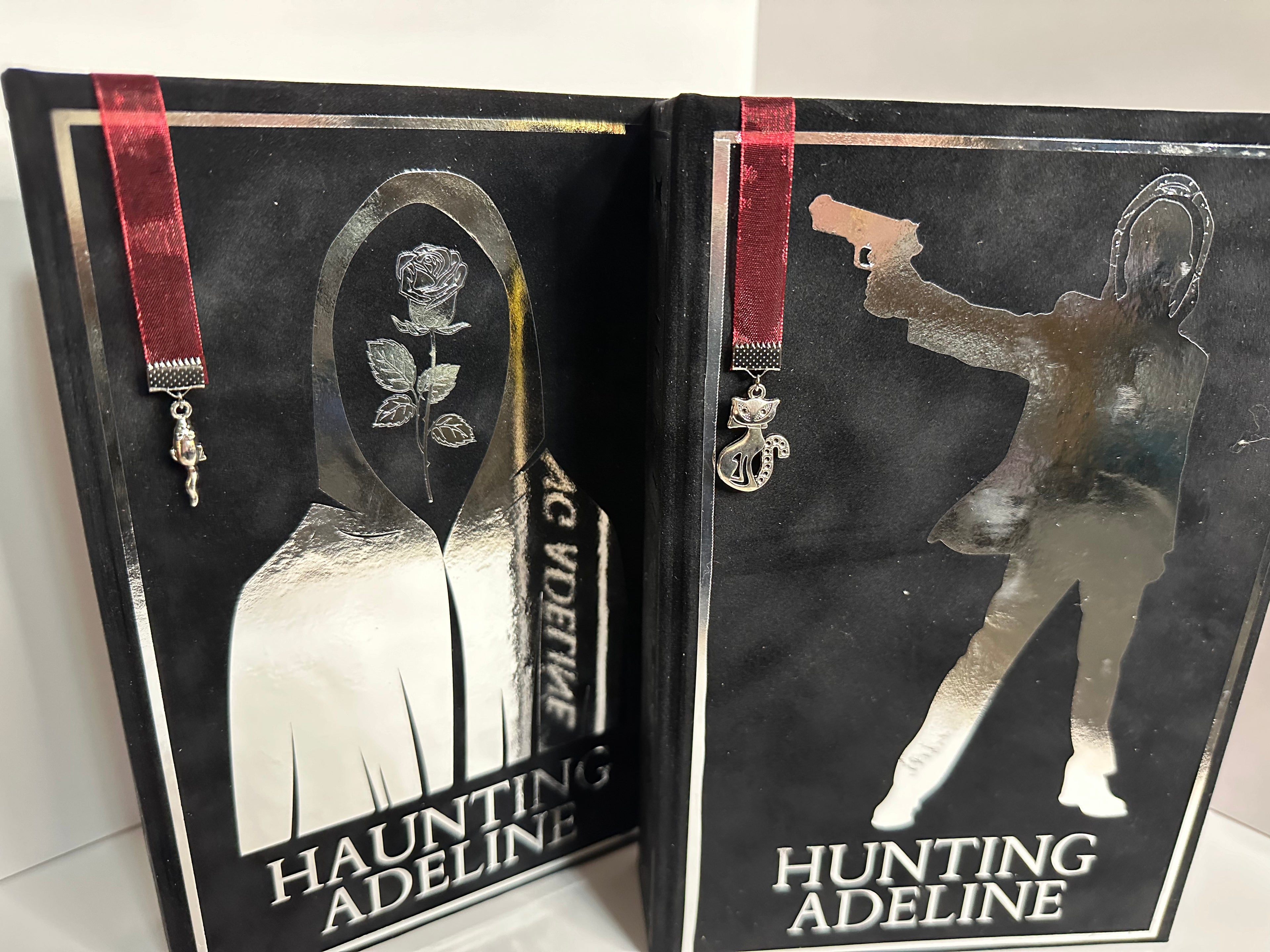 Haunting Adeline and Hunting Adeline Duology Rebind | H.D. Carlton |  Custom Books | Special Edition Rebind | Rebound Book | Tiktok Book Binder