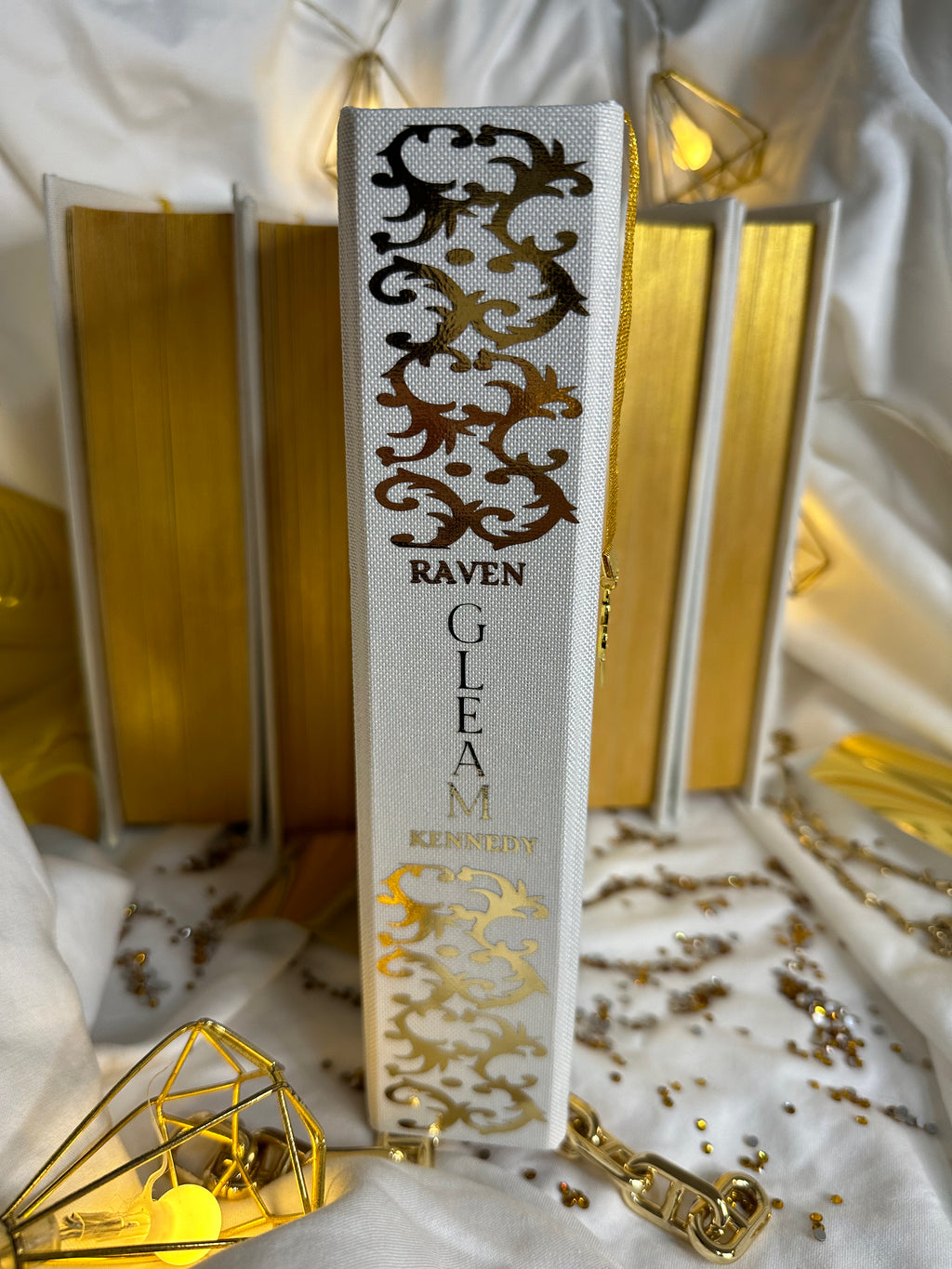 The Plated Prisoner Series | Gild, Glint, Gleam, Glow, Gold, Goldfinch | Raven Kennedy | Dark Romantasy Rebind | Special Edition | Handmade Books