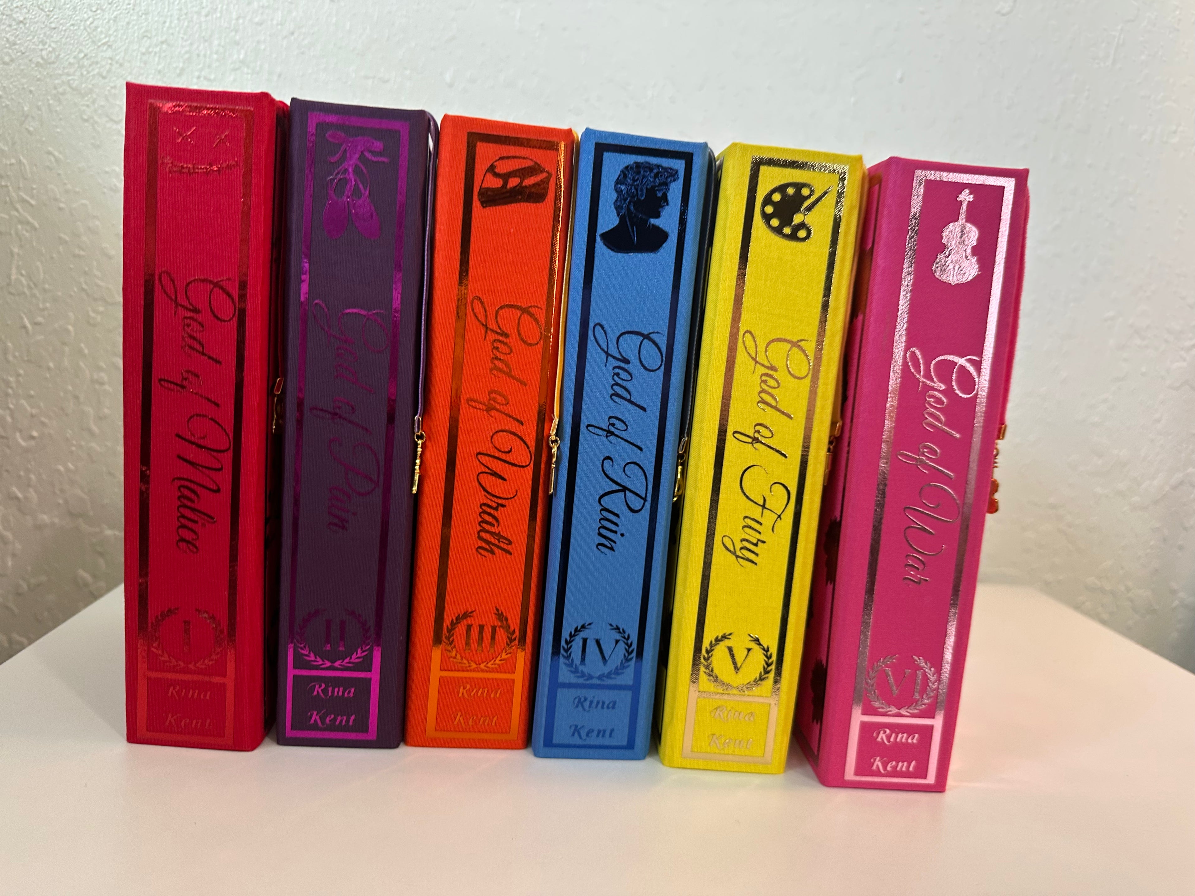 Legacy of Gods Rebind | Full Series Book Bind | Rina Kent Book Binding | Custom Books | Dark Romance Special Edition Books | BookTok Binder
