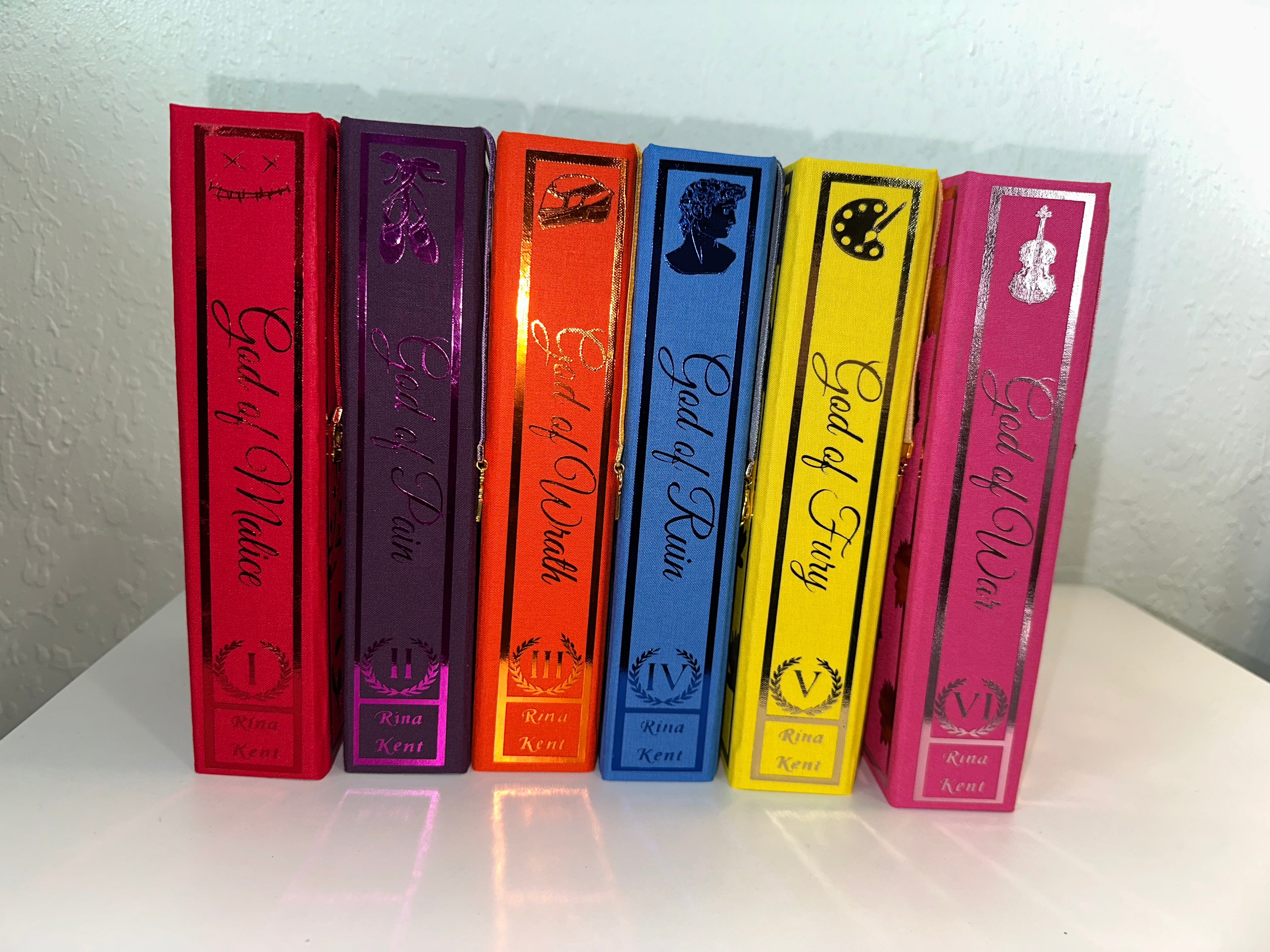 Legacy of Gods Rebind | Full Series Book Bind | Rina Kent Book Binding | Custom Books | Dark Romance Special Edition Books | BookTok Binder