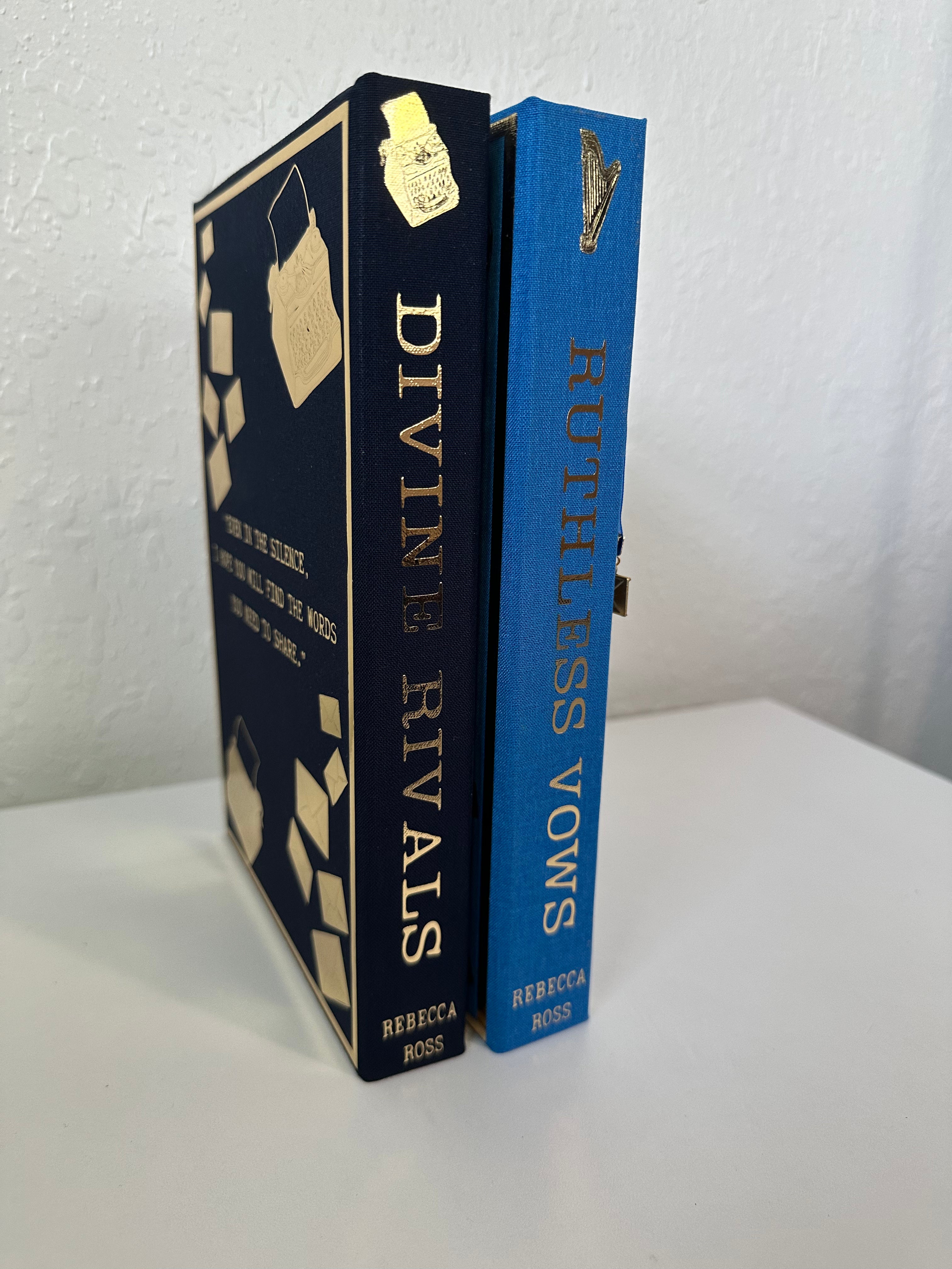 Divine Rivals & Ruthless Vows Rebind | Rebecca Ross | Custom Books | Special Edition Rebind | Rebound Book | Tiktok Book Binder | BookTok