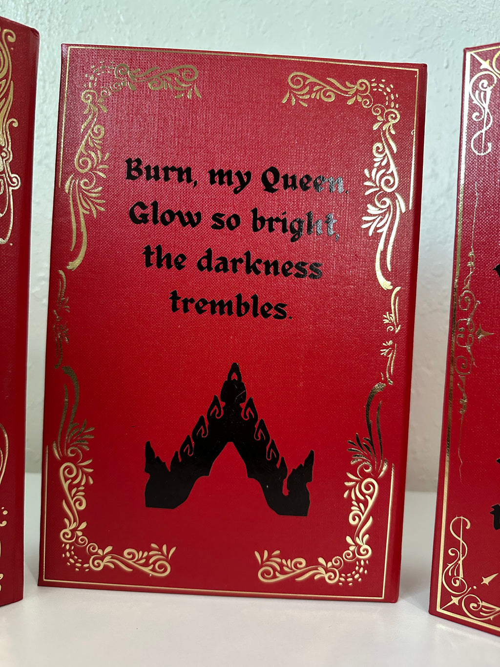 Spark of the Everflame, Glow & Heat Rebind | Kindred's Curse Saga | Penn Cole | Custom Books | Special Edition Rebind | Rebound Book |