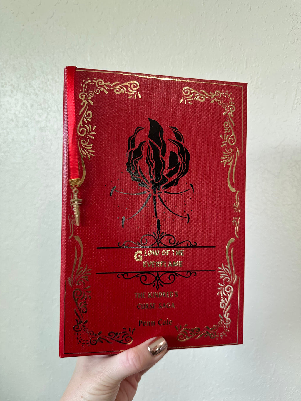 Spark of the Everflame, Glow & Heat Rebind | Kindred's Curse Saga | Penn Cole | Custom Books | Special Edition Rebind | Rebound Book |