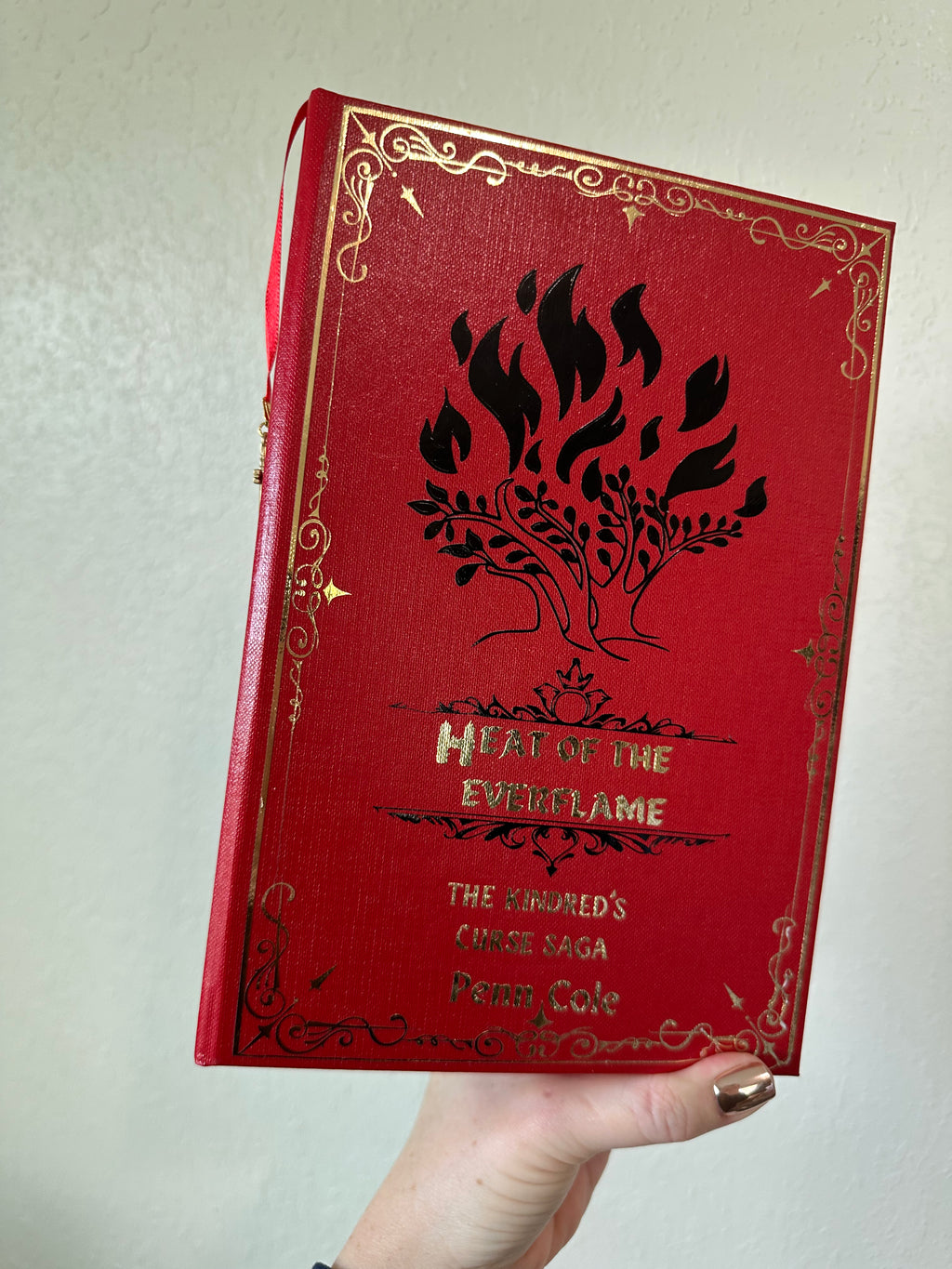 Spark of the Everflame, Glow & Heat Rebind | Kindred's Curse Saga | Penn Cole | Custom Books | Special Edition Rebind | Rebound Book |