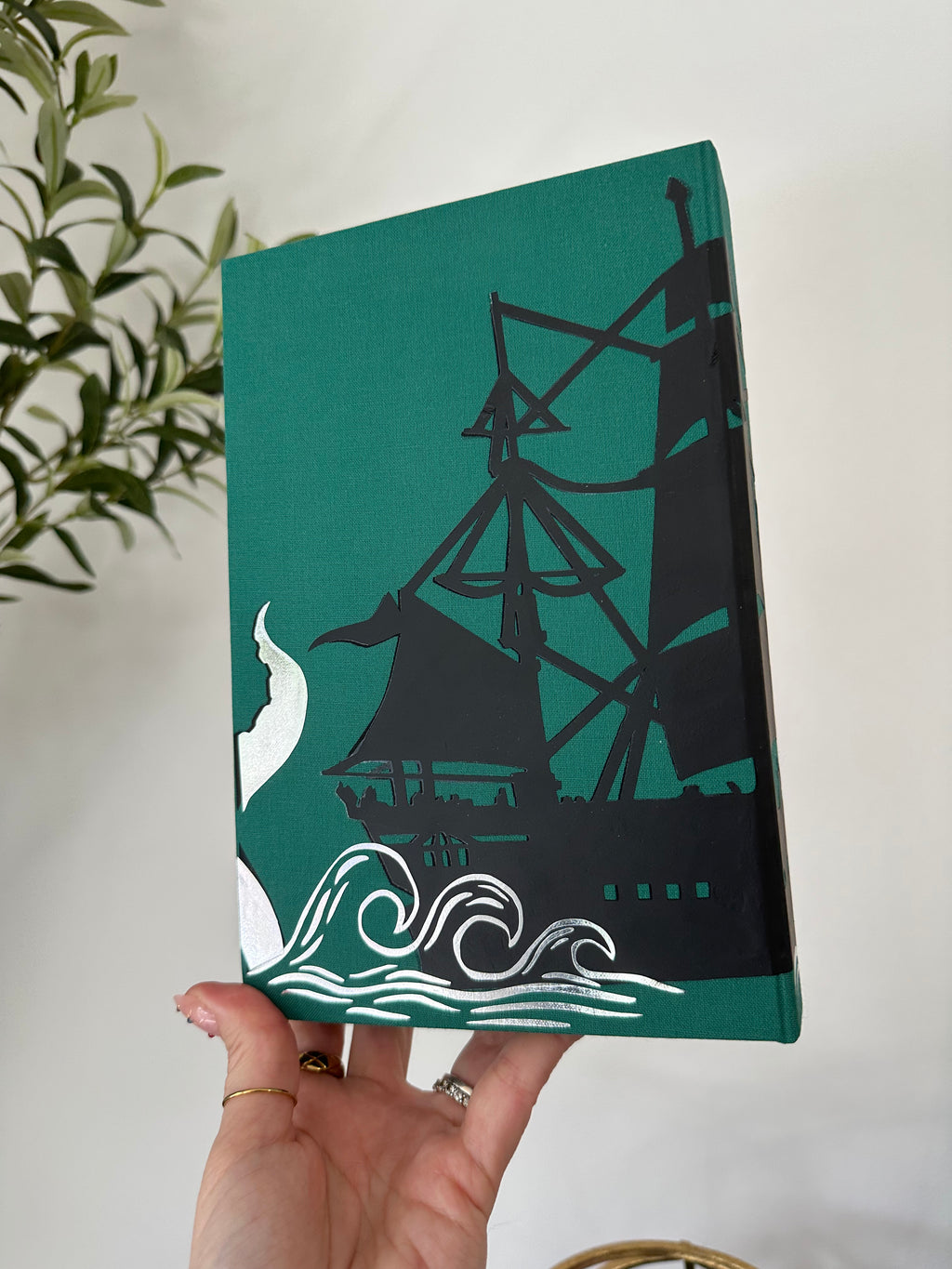 Bloody Black | Rhiannon Hargadon | HAND SIGNED | Pirate Romantasy  | Custom Books | Special Edition Rebind | Rebound Book | Tiktok Book Binder |