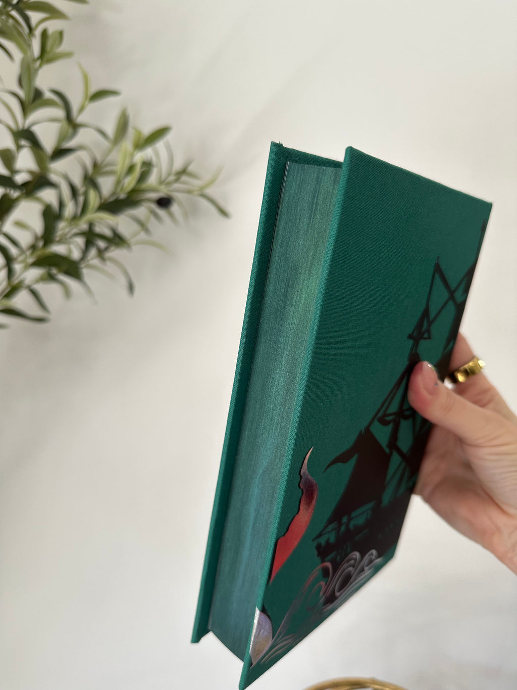 Bloody Black | Rhiannon Hargadon | HAND SIGNED | Pirate Romantasy  | Custom Books | Special Edition Rebind | Rebound Book | Tiktok Book Binder |
