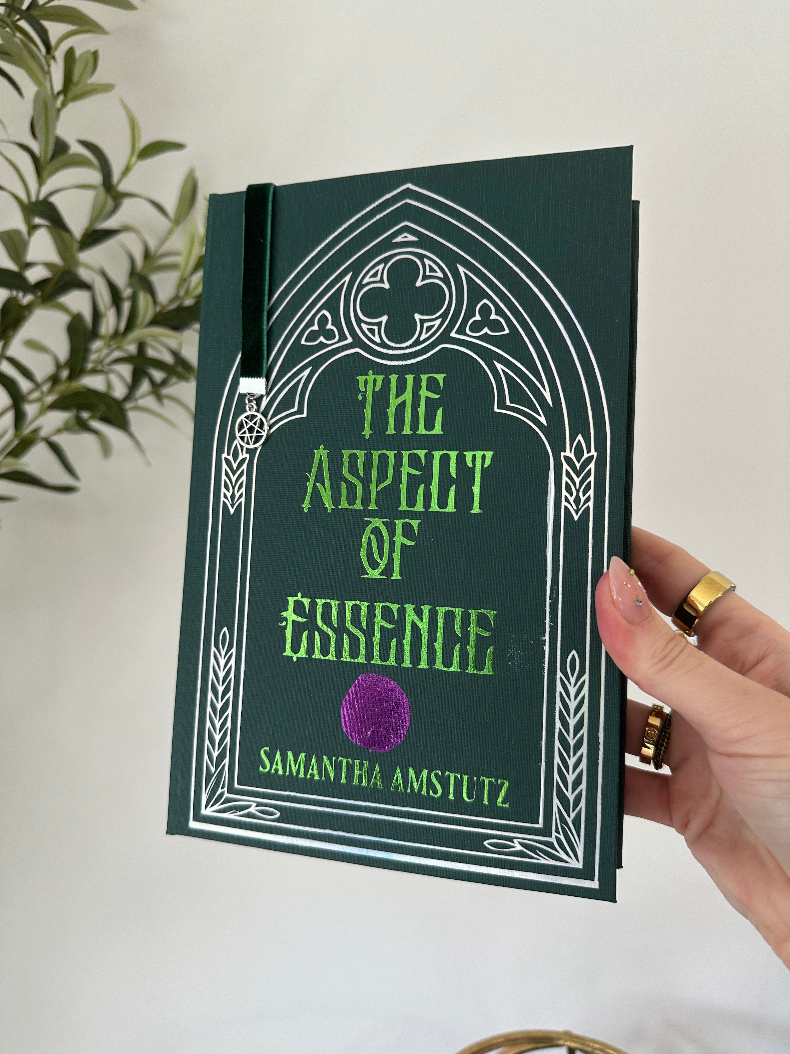 The Aspect of Essence | Samantha Amstutz | Romantasy  | Custom Books | Special Edition Rebind | Rebound Book | Tiktok Book Binder | BookTok