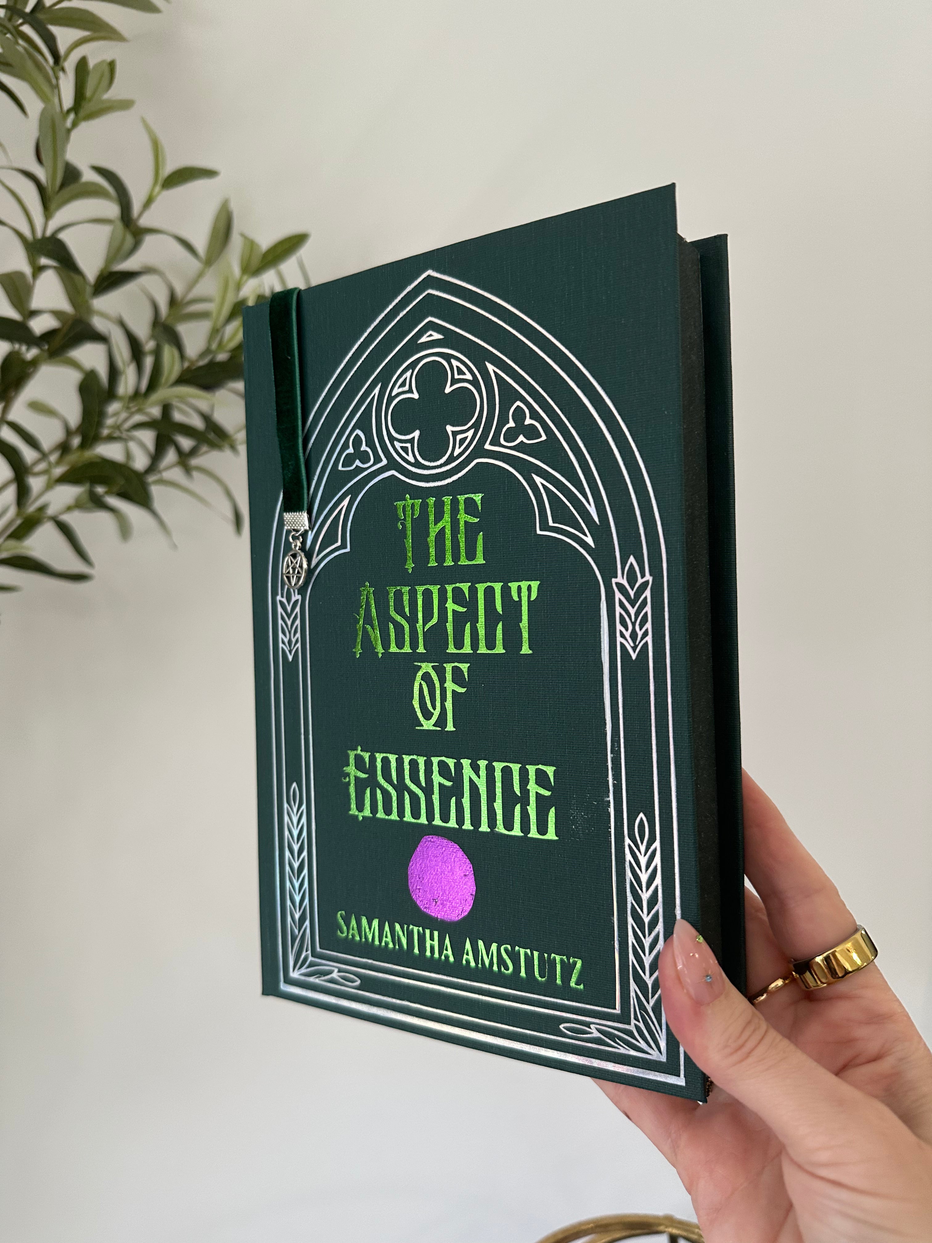 The Aspect of Essence | Samantha Amstutz | Romantasy  | Custom Books | Special Edition Rebind | Rebound Book | Tiktok Book Binder | BookTok