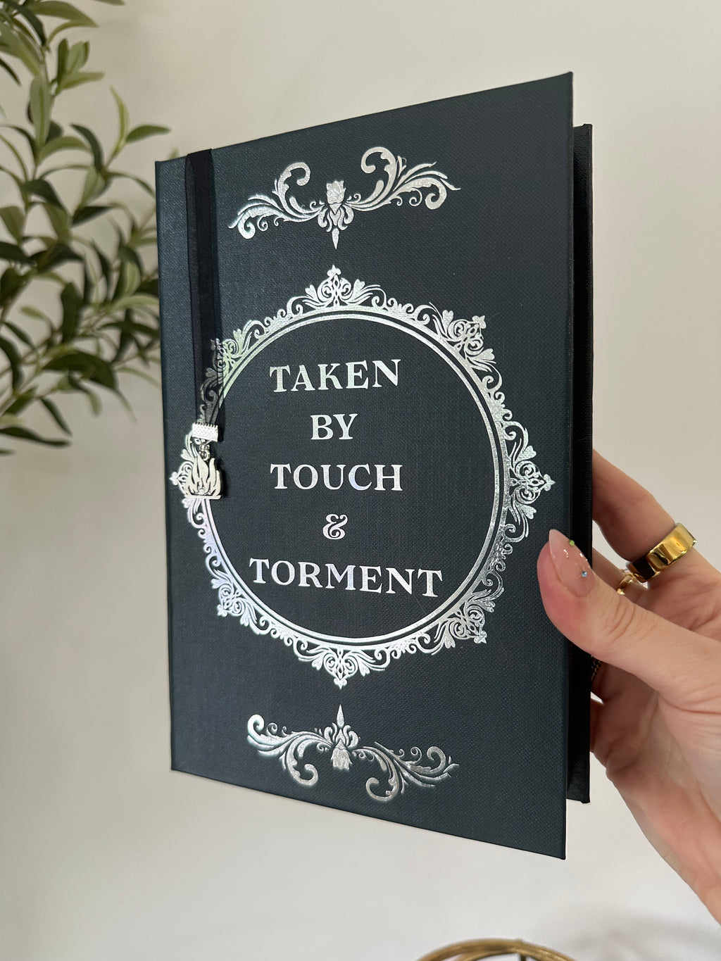 Taken by Touch & Torment | Maggie Sunseri | Dark Obsession Duet | Dark Romantasy | Custom Books | Special Edition Rebind | Rebound Book | Tiktok Book Binder | BookTok