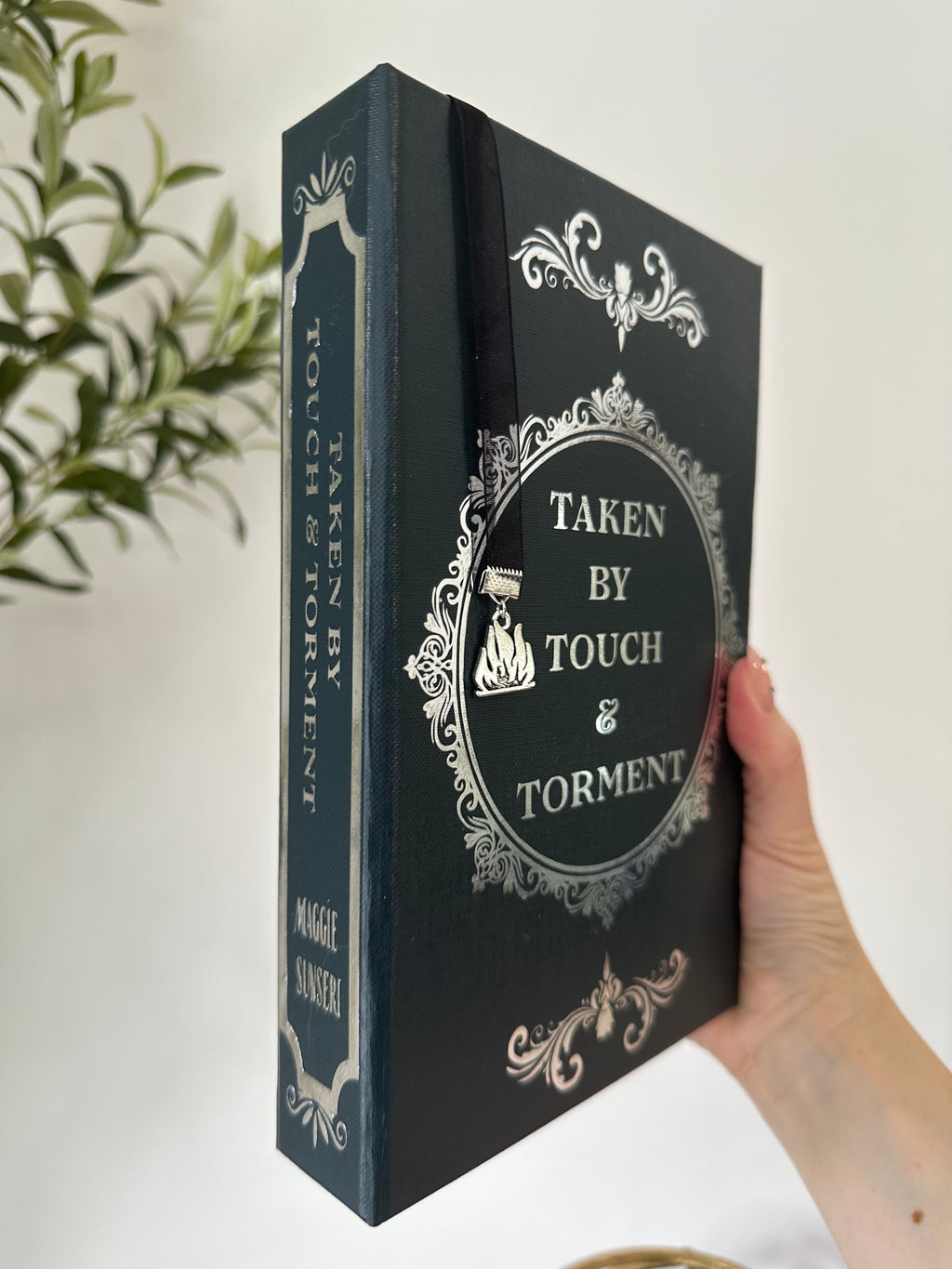 Taken by Touch & Torment | Maggie Sunseri | Dark Obsession Duet | Dark Romantasy | Custom Books | Special Edition Rebind | Rebound Book | Tiktok Book Binder | BookTok