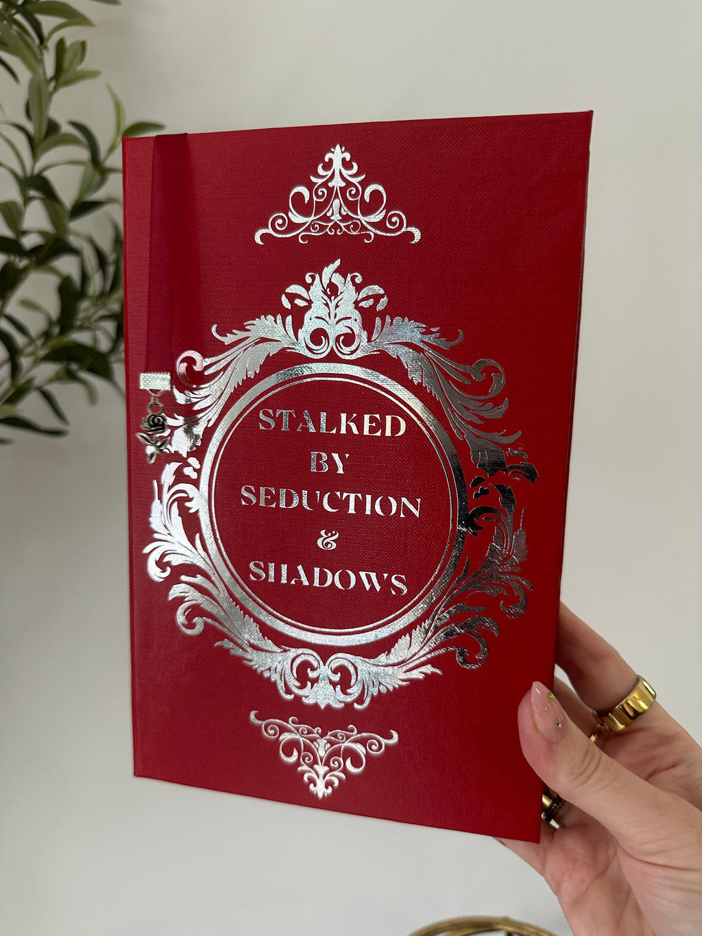 Stalked by Seduction & Shadows | Maggie Sunseri | Dark Obsession Duet | Custom Books | Special Edition Rebind | Rebound Book | Tiktok Book Binder | BookTok