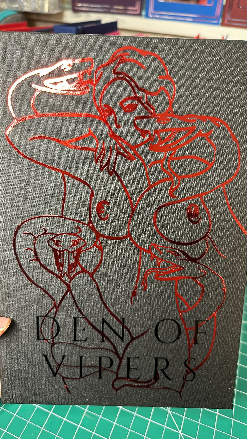 Den of Vipers Rebind | Custom Book | Tiktok Book Binder | Dark Romance Books