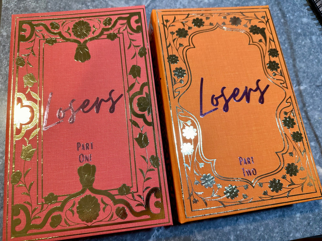 Losers Duology by Harley LaRoux Rebind | Custom Books | Special Edition Rebind | Rebound Book | Tiktok Book Binder | Dark Romance | BookTok Authors