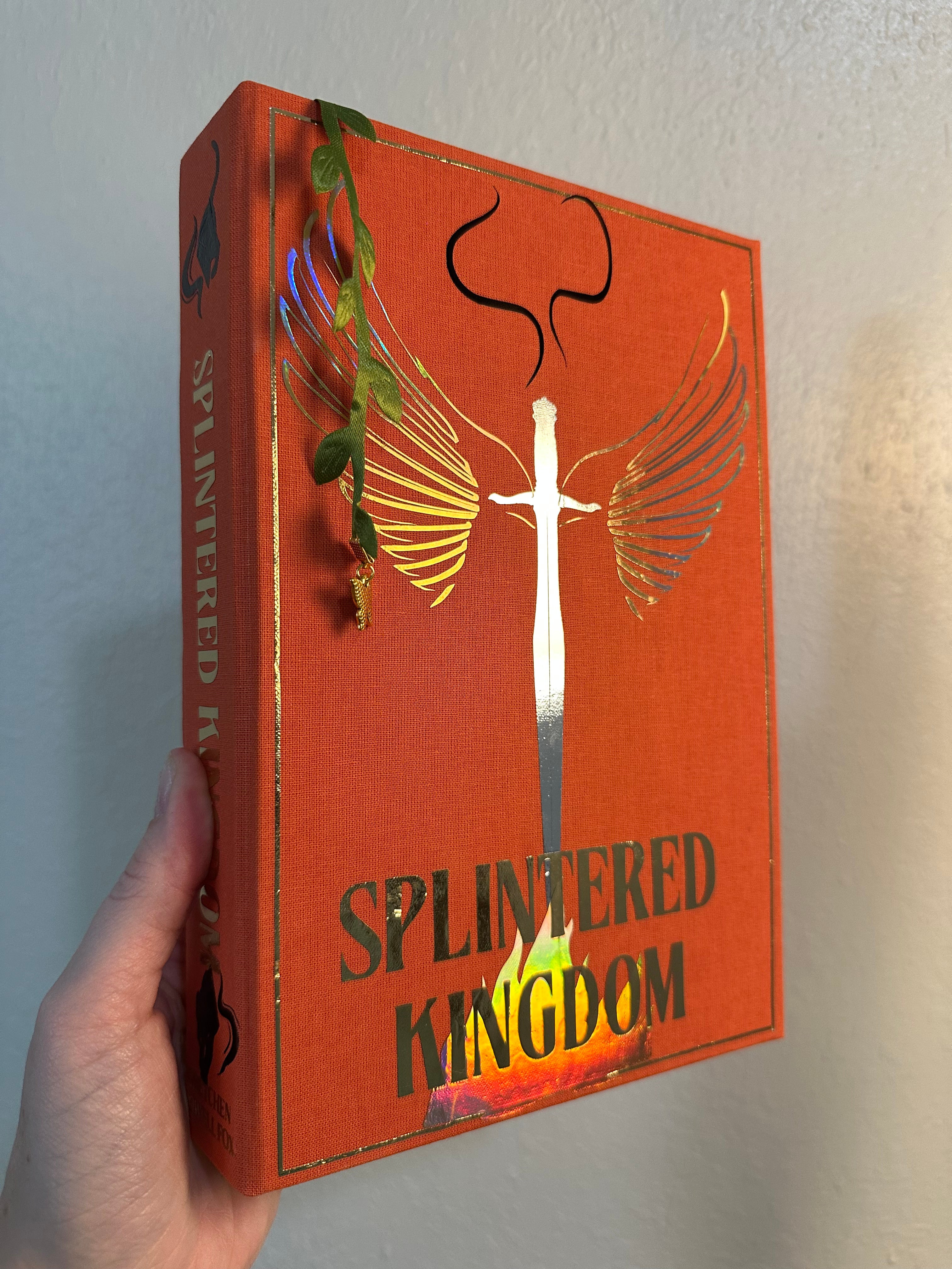 Splintered Kingdom | Shattered Crown Trilogy | Gretchen Powell Fox | Romantasy Rebind | Special Edition | Handmade Book