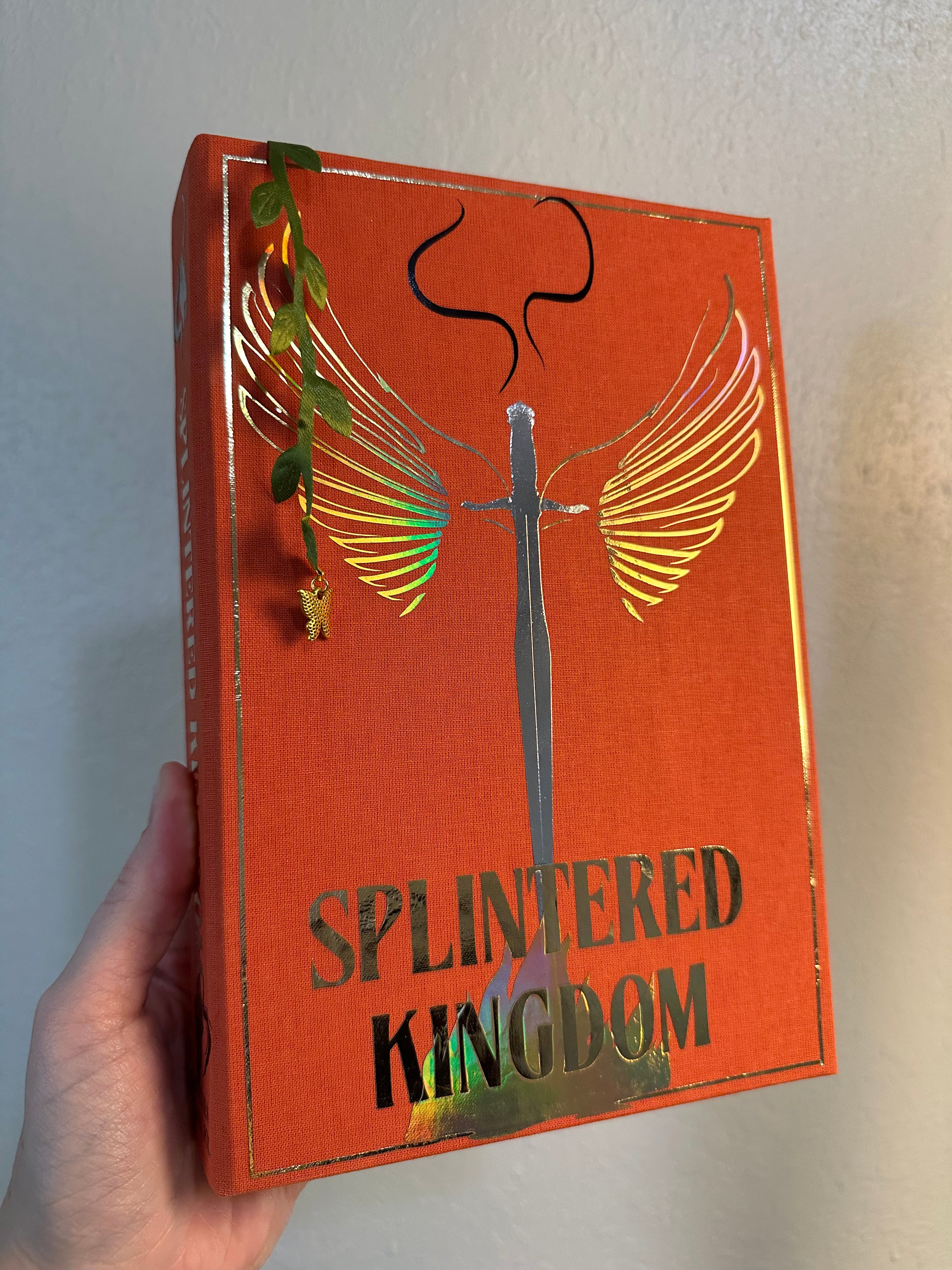 Splintered Kingdom | Shattered Crown Trilogy | Gretchen Powell Fox | Romantasy Rebind | Special Edition | Handmade Book