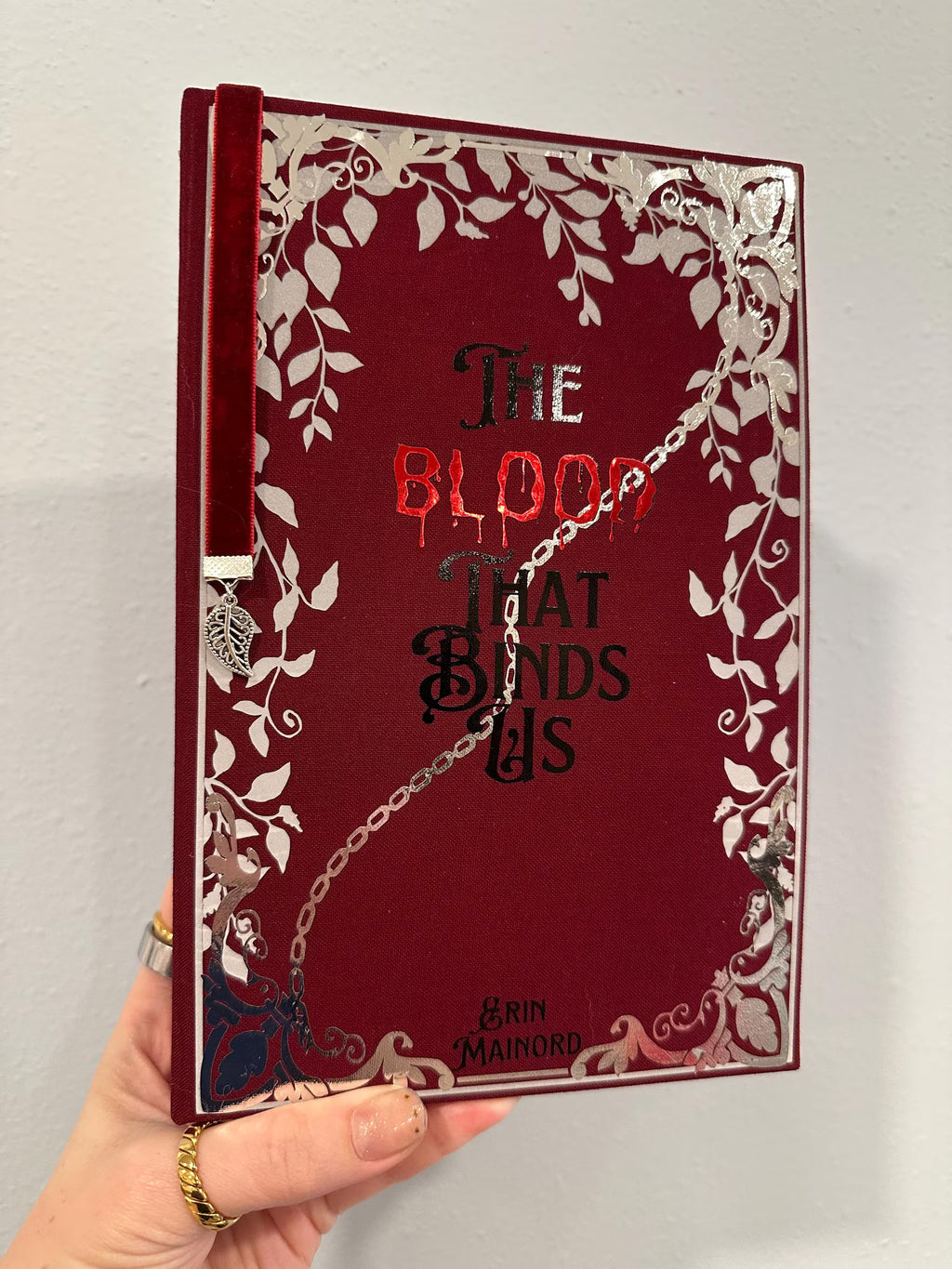 The Blood That Binds Us | Erin Mainord | Custom Books | Special Edition Rebind | Rebound Book | Tiktok Book Binder | Romantasy BookTok