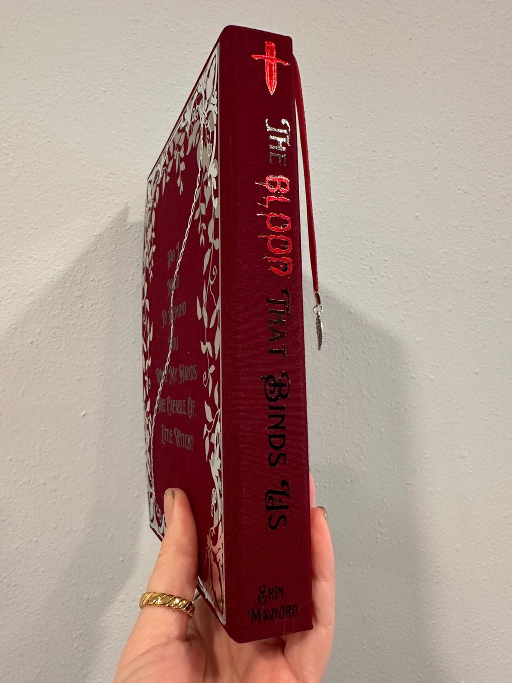 The Blood That Binds Us | Erin Mainord | Custom Books | Special Edition Rebind | Rebound Book | Tiktok Book Binder | Romantasy BookTok