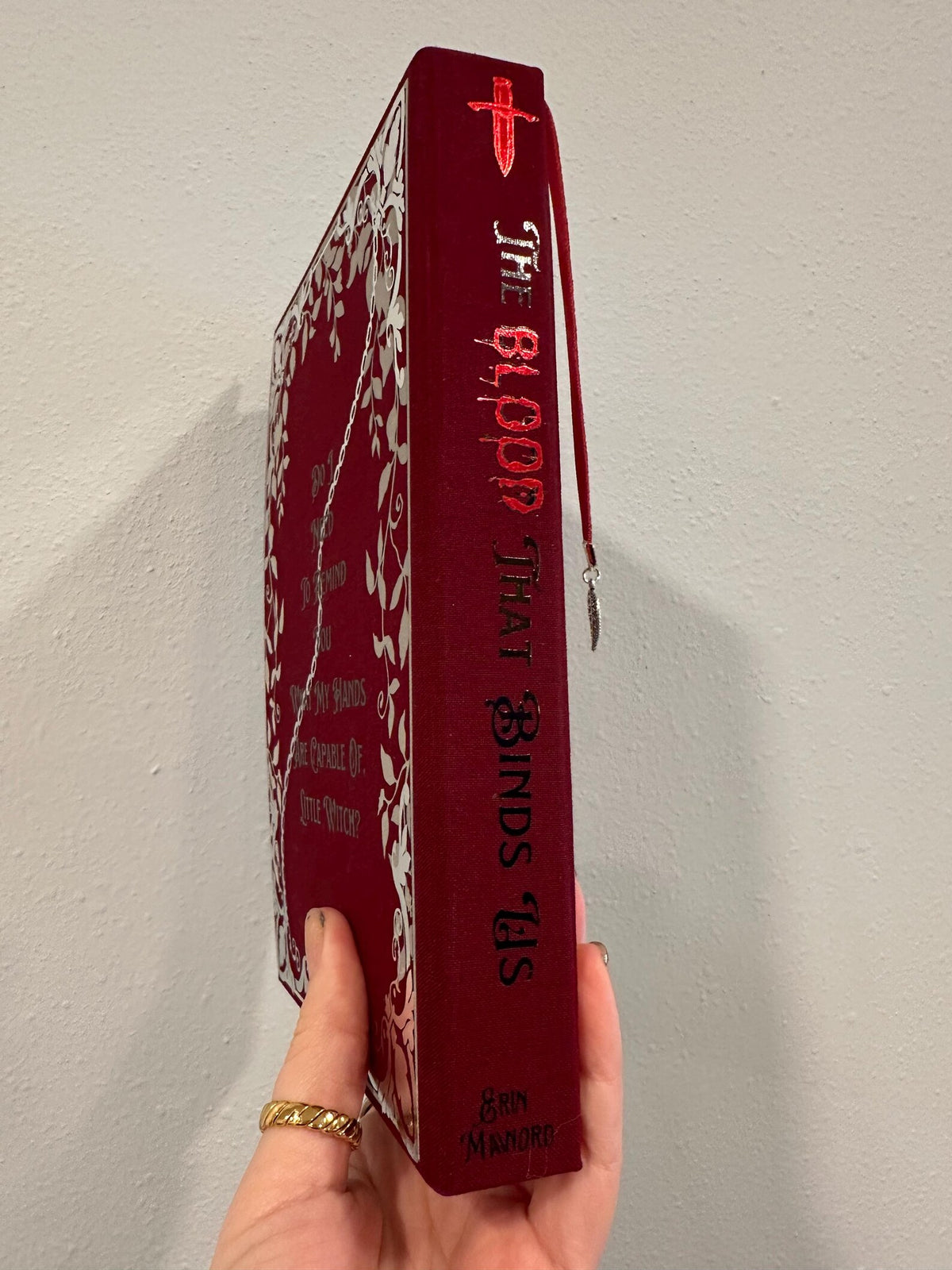 The Blood That Binds Us | Erin Mainord | Custom Books | Special Edition Rebind | Rebound Book | Tiktok Book Binder | Romantasy BookTok