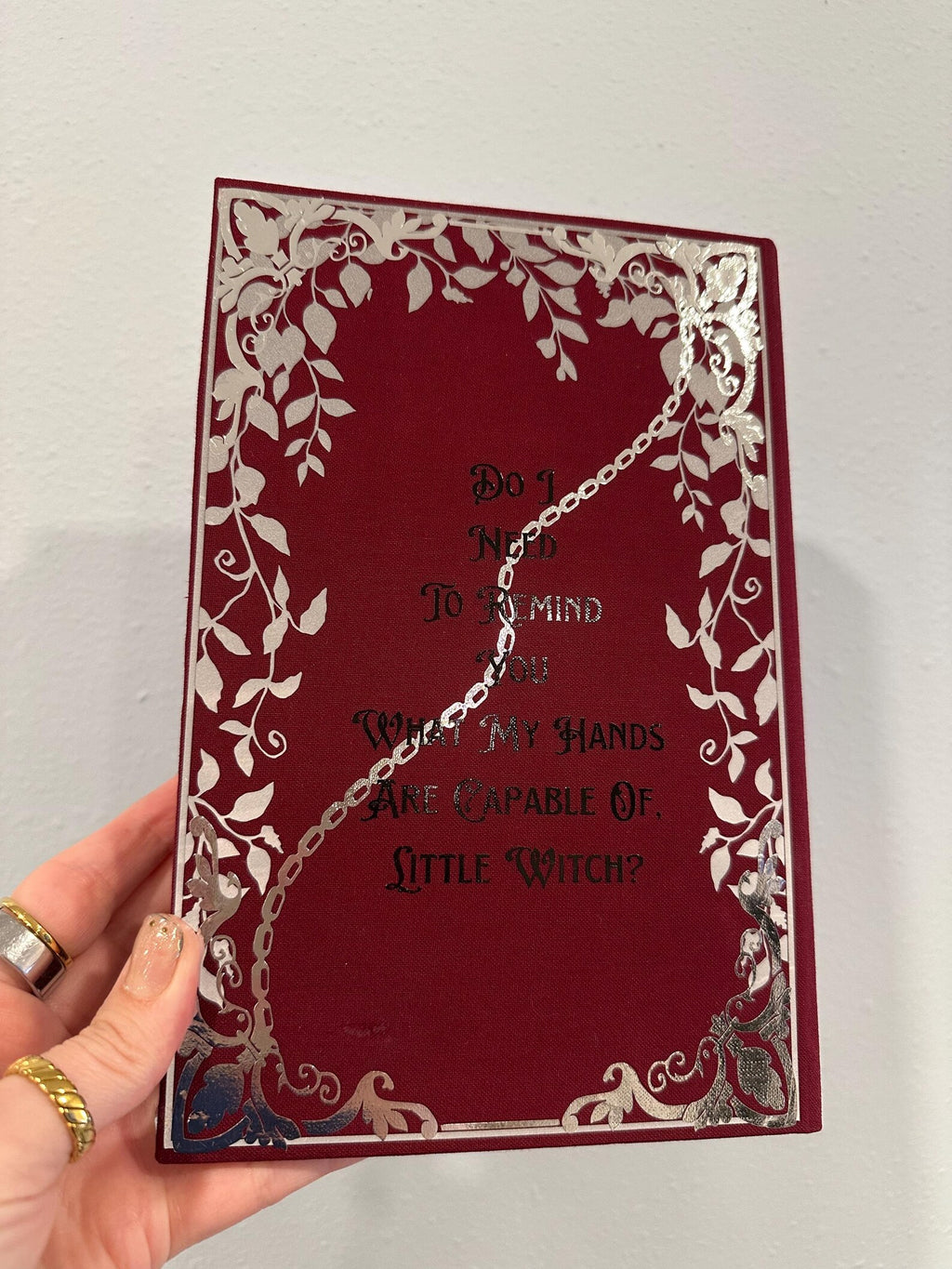 The Blood That Binds Us | Erin Mainord | Custom Books | Special Edition Rebind | Rebound Book | Tiktok Book Binder | Romantasy BookTok