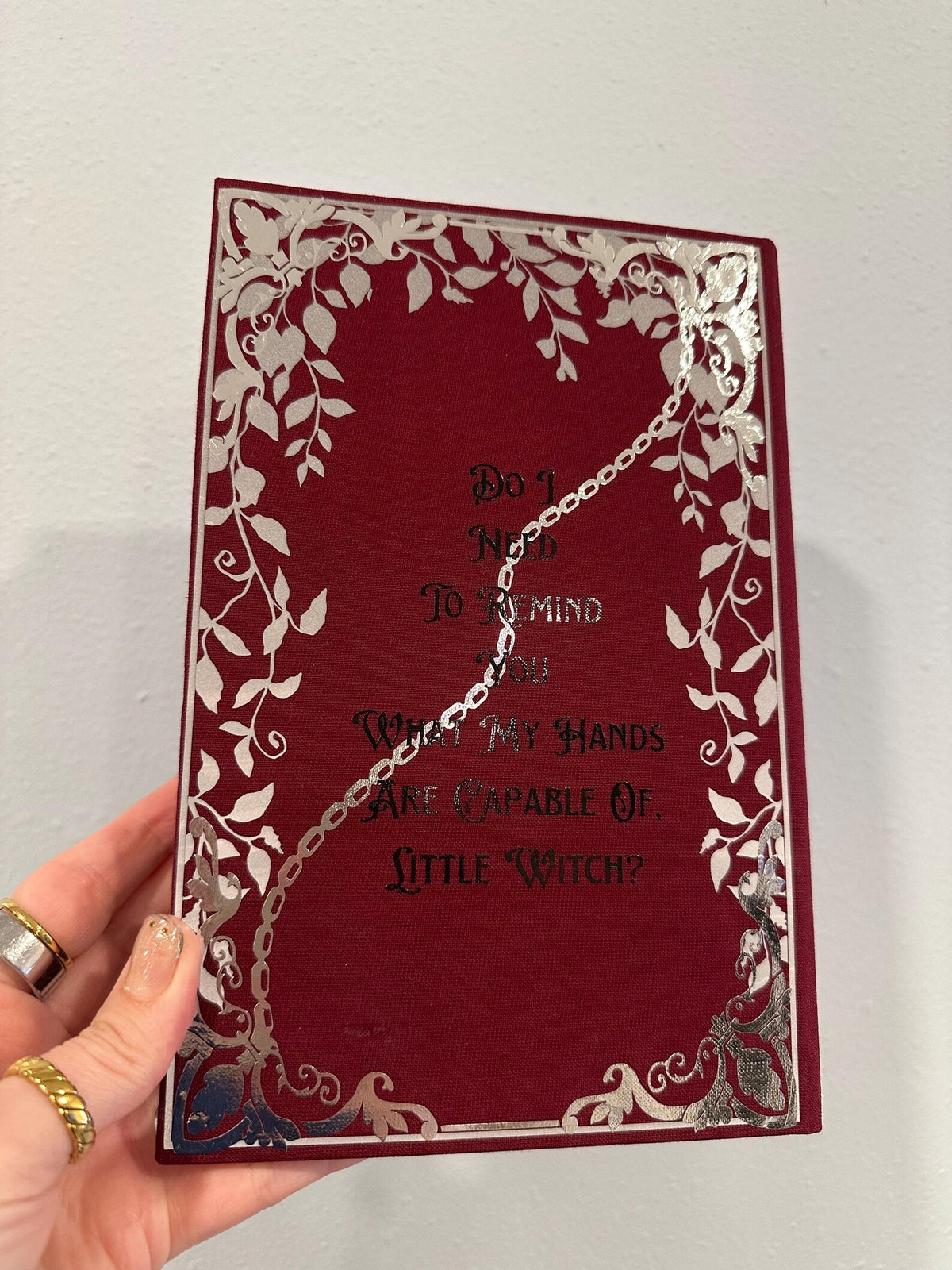 The Blood That Binds Us | Erin Mainord | Custom Books | Special Edition Rebind | Rebound Book | Tiktok Book Binder | Romantasy BookTok