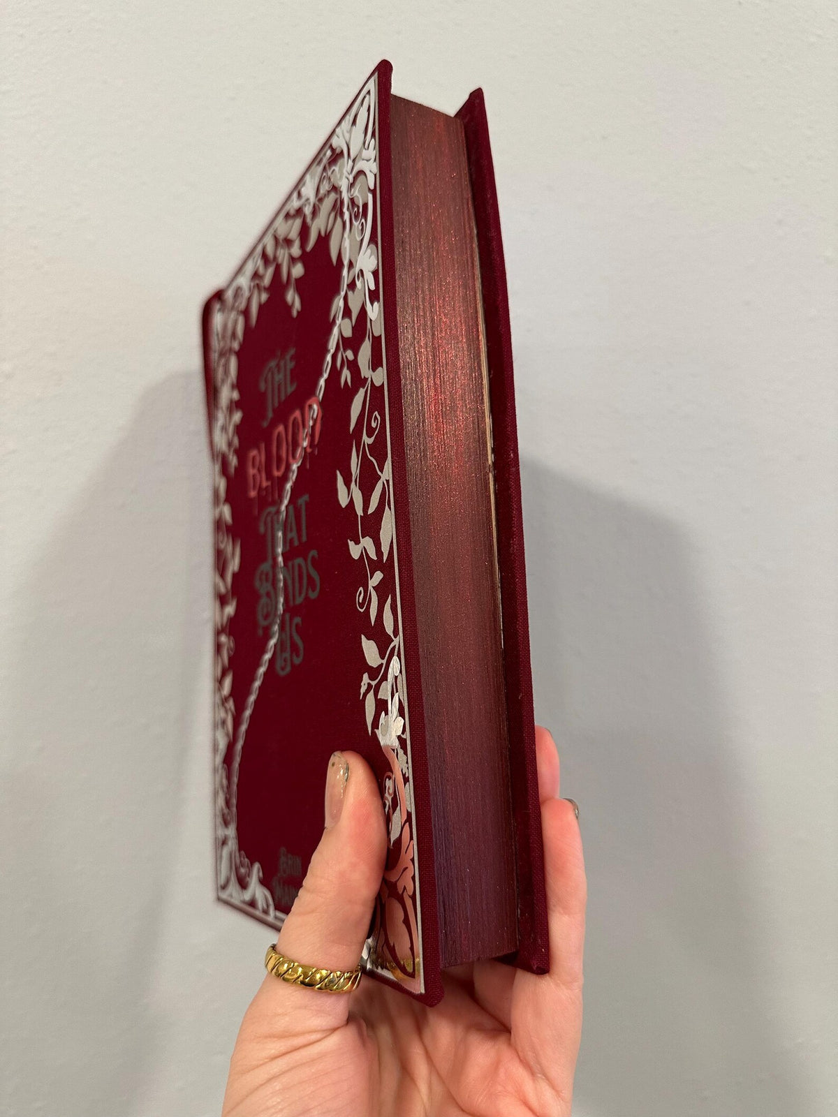 The Blood That Binds Us | Erin Mainord | Custom Books | Special Edition Rebind | Rebound Book | Tiktok Book Binder | Romantasy BookTok